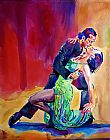 David Lloyd Glover Dance Intense painting